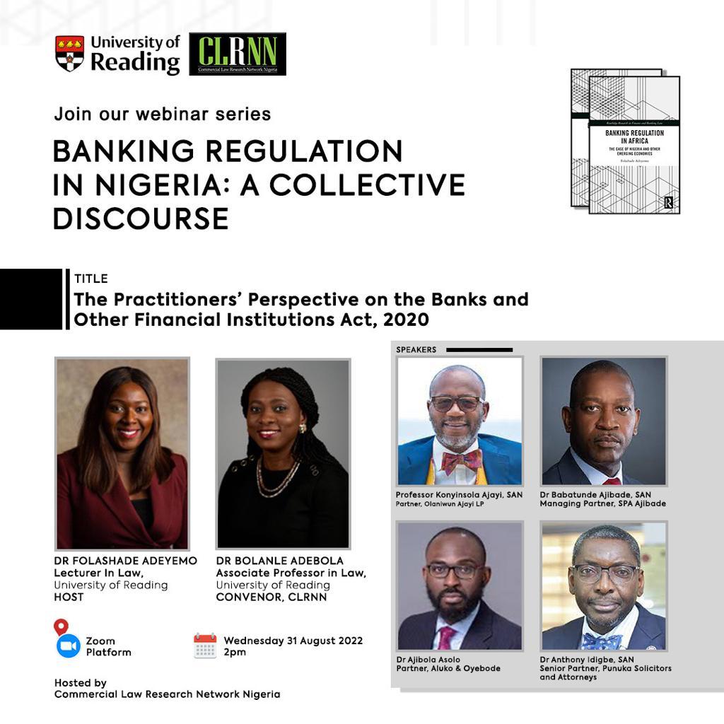 Banking Regulation in Nigeria: The Practitioners’ Perspective on the Banks and Other Financial Institutions Act, 2020