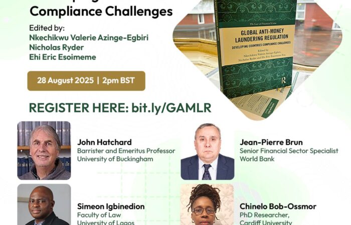 Virtual Book Launch Event - Global Anti-Money Laundering Regulation: Developing Countries’ Compliance Challenges